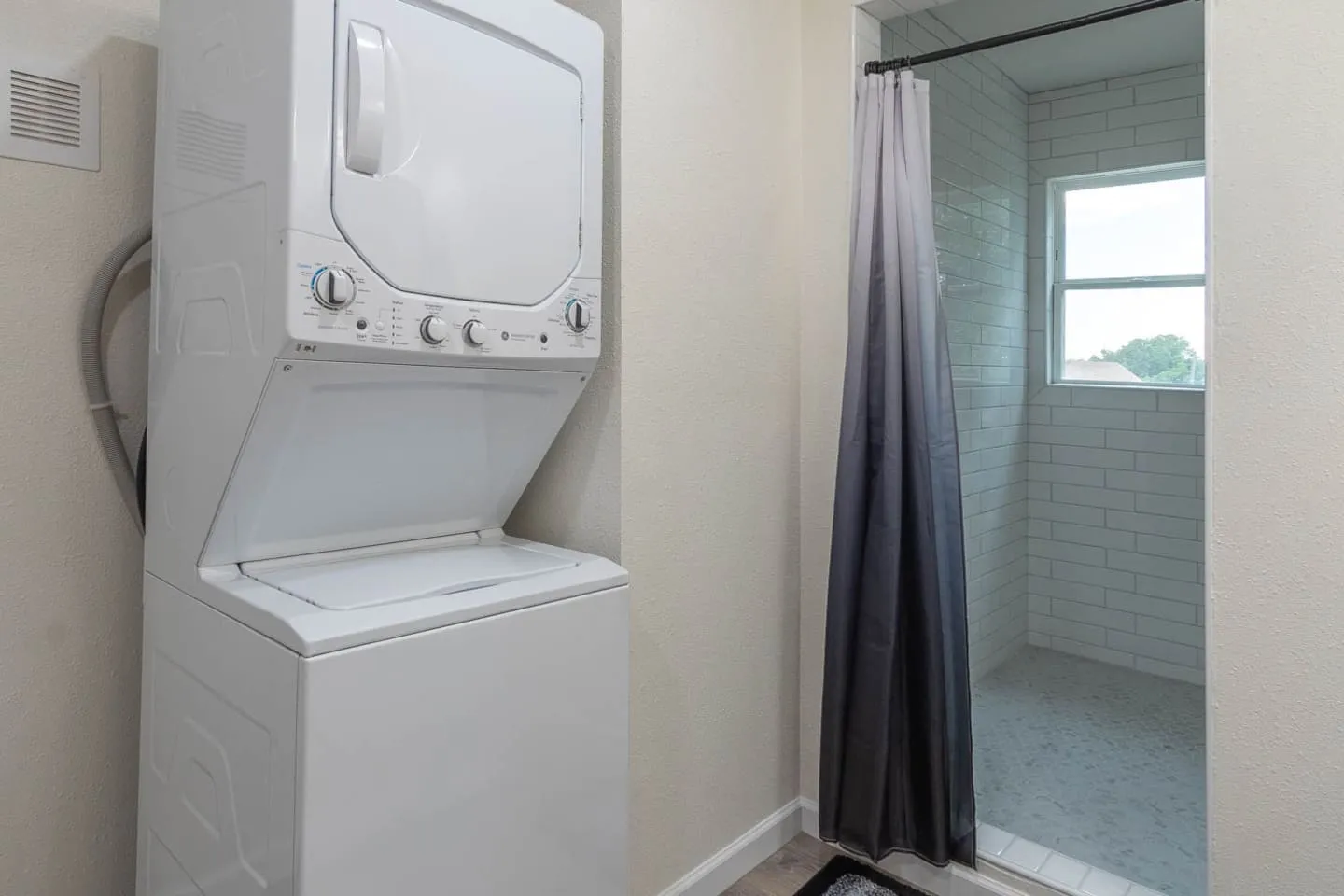 Unit 5 stacked washer and dryer