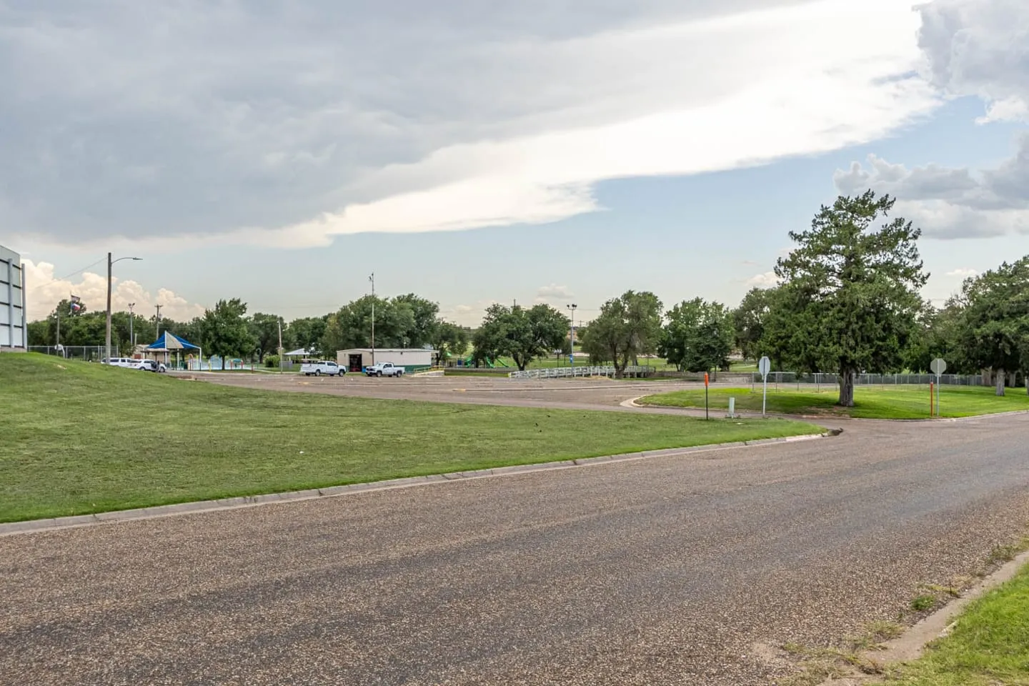 Huber Park, across the street from Sparra Homes